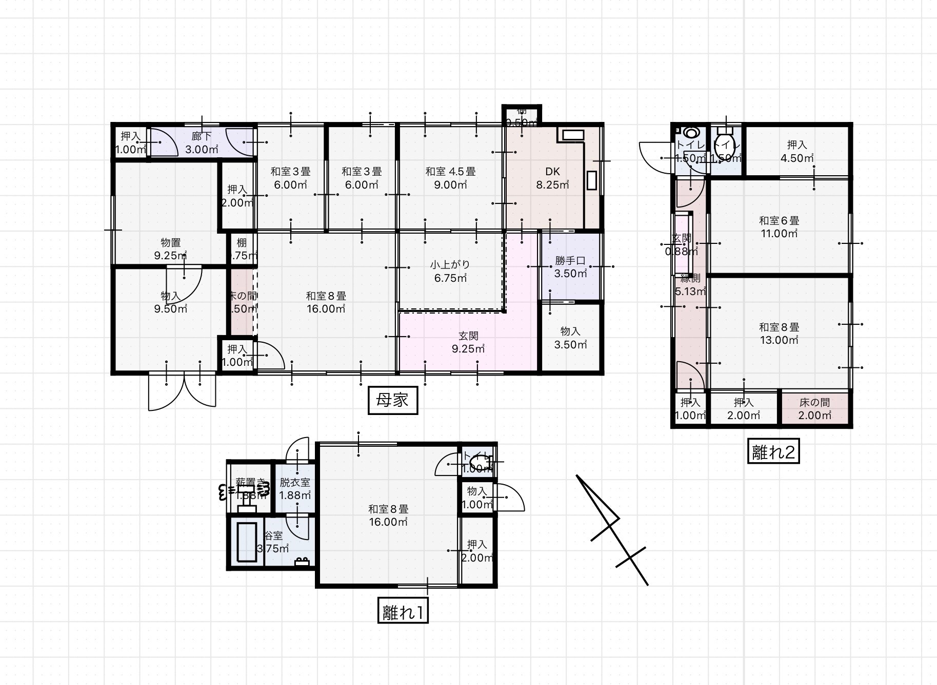 detached 紀美野町毛原中