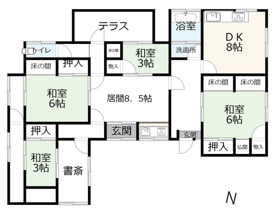 detached 海南市野尻